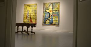 Unique exhibition with large scale oil paintings from early 1990s” by the New York artist Stefan van Bolderick